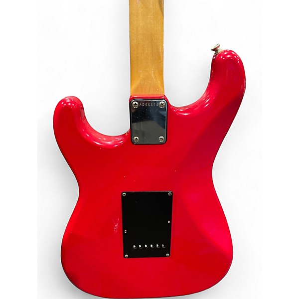 Used Squier Stratocaster Red Solid Body Electric Guitar