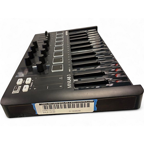 Used Arturia Minilab 3 MIDI Controller