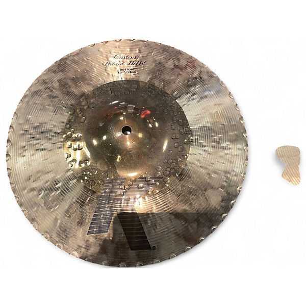 Used Zildjian 13in K Custom Hybrid Hi Hat Pair Cymbal