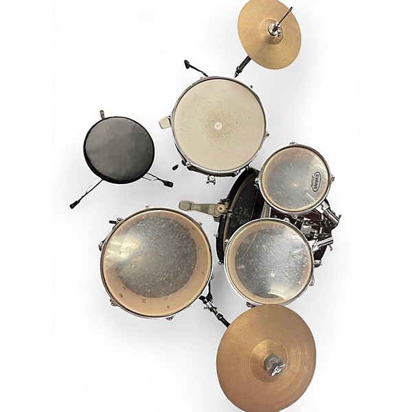 Used Ludwig 5 Piece Accent CS Wine Red Drum Kit