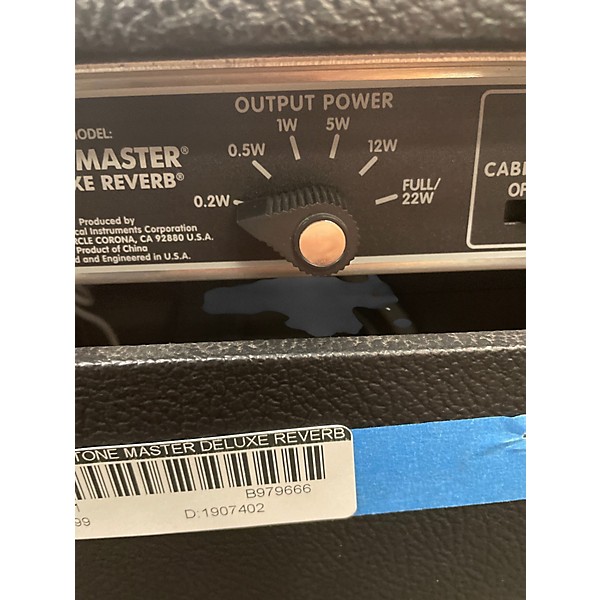 Used Fender Tone Master Deluxe Reverb Guitar Combo Amp