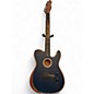 Used Fender American Acoustasonic Telecaster Steel Blue Acoustic Electric Guitar thumbnail