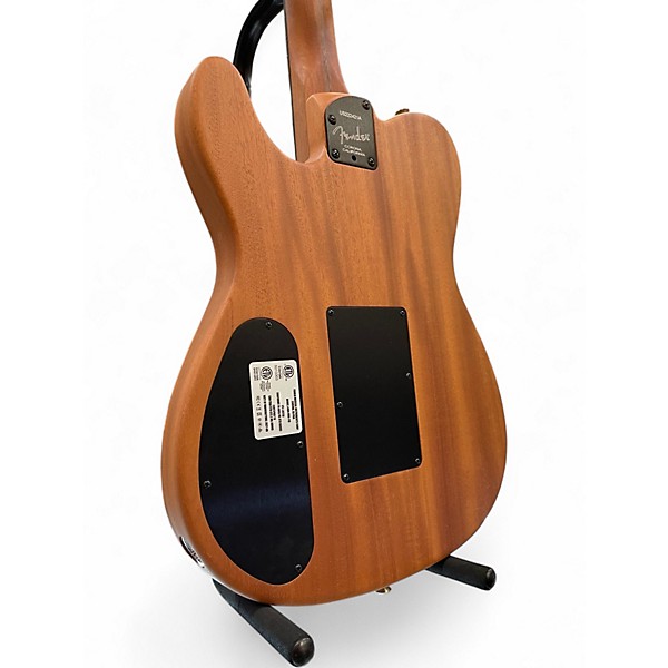 Used Fender American Acoustasonic Telecaster Steel Blue Acoustic Electric Guitar