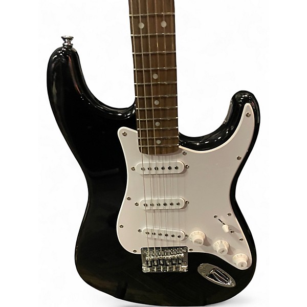 Used Squier Sonic Stratocaster Black Solid Body Electric Guitar