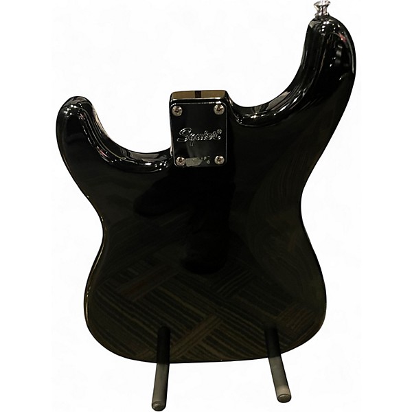 Used Squier Sonic Stratocaster Black Solid Body Electric Guitar