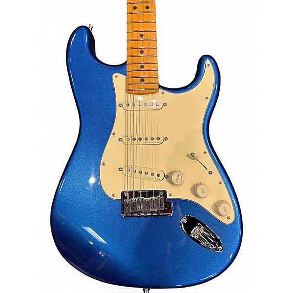 Used Fender American Ultra Stratocaster  Cobra Blue Solid Body Electric Guitar
