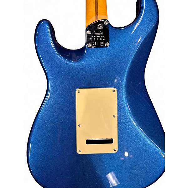 Used Fender American Ultra Stratocaster  Cobra Blue Solid Body Electric Guitar
