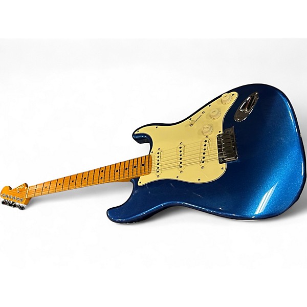 Used Fender American Ultra Stratocaster  Cobra Blue Solid Body Electric Guitar