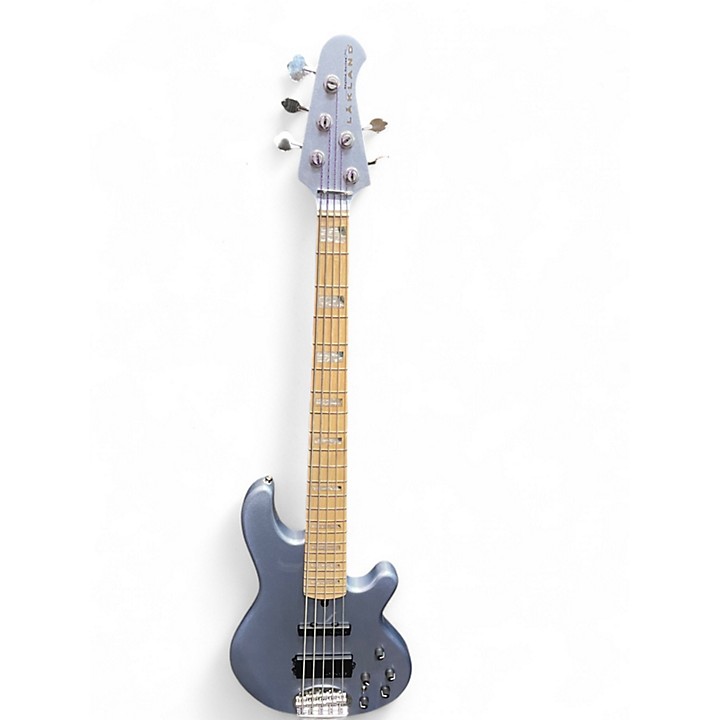 Used Lakland 55-02 Skyline Series 5 String Electron Blue Metallic