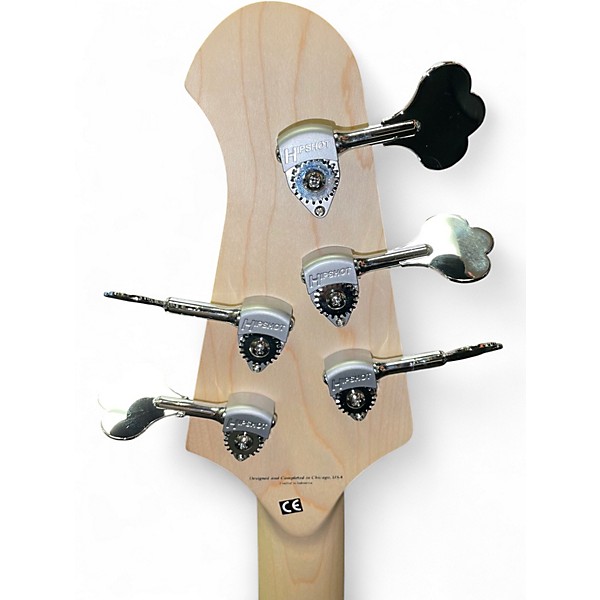 Used Lakland 55-02 Skyline Series 5 String Electron Blue Metallic Electric Bass Guitar