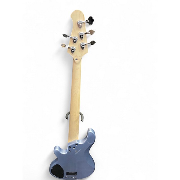 Used Lakland 55-02 Skyline Series 5 String Electron Blue Metallic Electric Bass Guitar