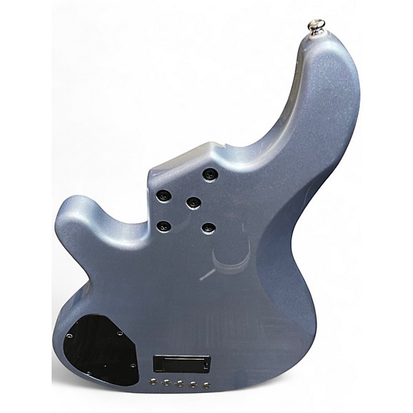 Used Lakland 55-02 Skyline Series 5 String Electron Blue Metallic Electric Bass Guitar