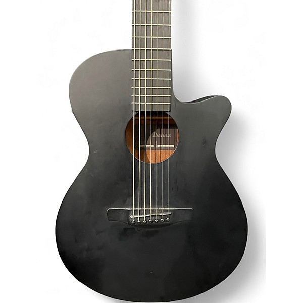Used Ibanez AEG721 Black Acoustic Guitar