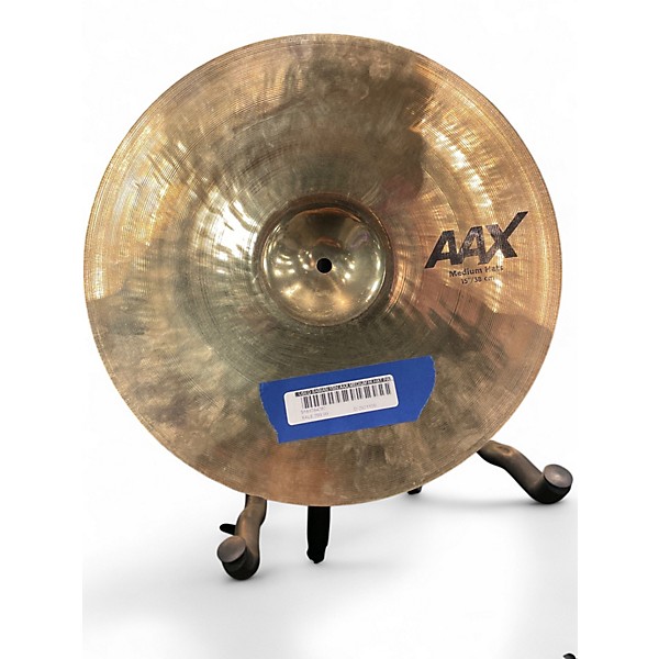 Used SABIAN 15in AAX Medium Hi Hat Pair Cymbal