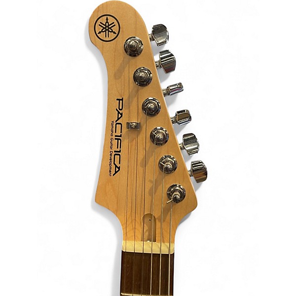Used Yamaha Pacifica Left Handed Natural Electric Guitar