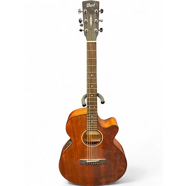 Used Cort SFXMEM OP Natural Acoustic Electric Guitar