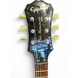 Used Epiphone Limited Edition Tak Matsumoto DC Custom Aztec Gold Solid Body Electric Guitar