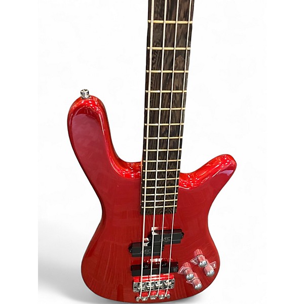Used RockBass by Warwick Streamer LX Red Electric Bass Guitar