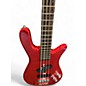 Used RockBass by Warwick Streamer LX Red Electric Bass Guitar