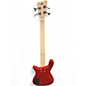 Used RockBass by Warwick Streamer LX Red Electric Bass Guitar