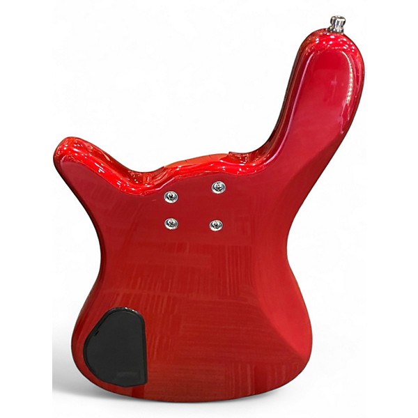 Used RockBass by Warwick Streamer LX Red Electric Bass Guitar