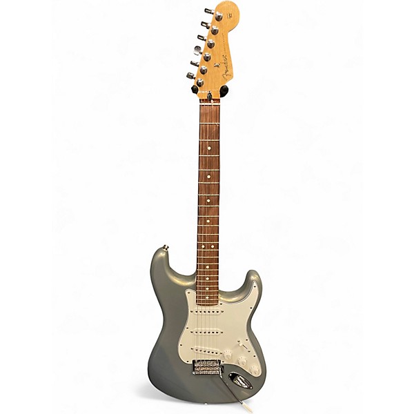 Used Fender Player Stratocaster Silver Solid Body Electric Guitar