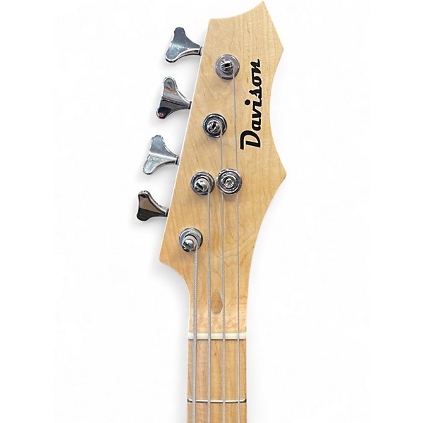 Used Davison 4 STR Black Electric Bass Guitar