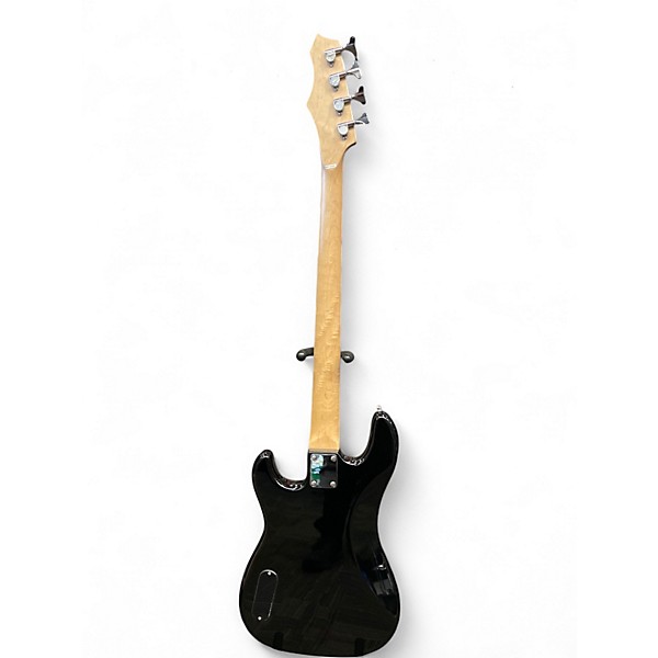 Used Davison 4 STR Black Electric Bass Guitar