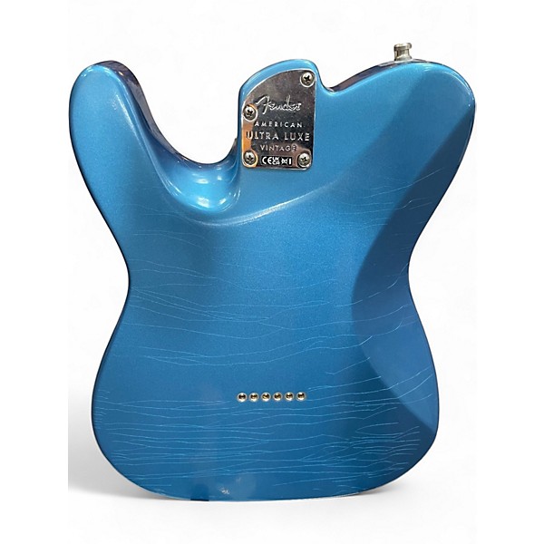 Used Fender American Ultra Luxe TELEcaster RELIC BLUE Solid Body Electric Guitar