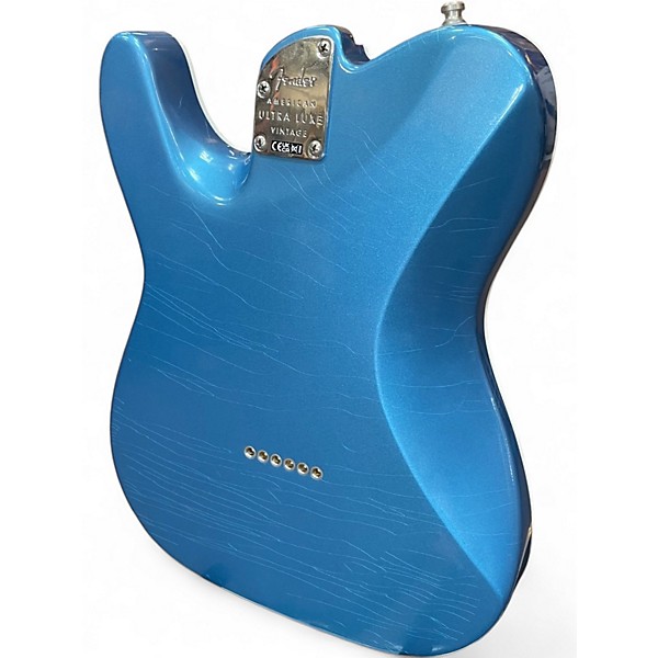 Used Fender American Ultra Luxe TELEcaster RELIC BLUE Solid Body Electric Guitar