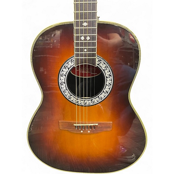 Used 1990s Ovation CC63 Celebrity 2 Color Sunburst Acoustic Electric Guitar