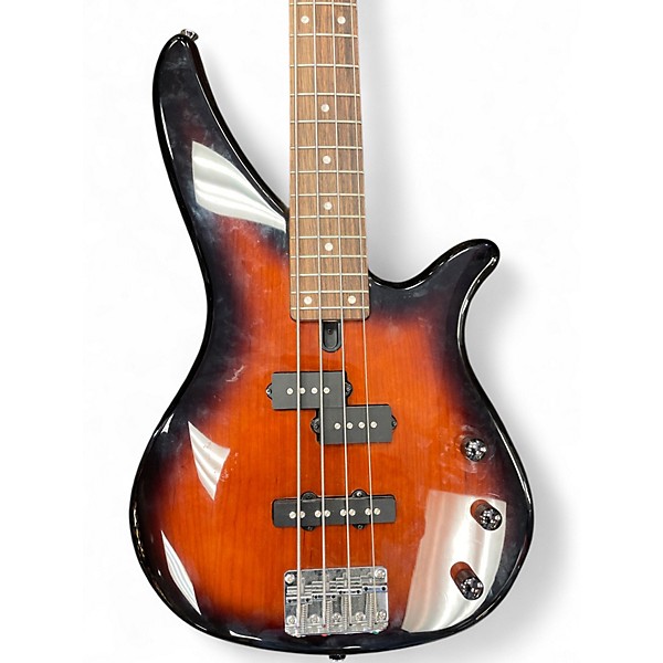Used Yamaha RBX170Y 2 Color Sunburst Electric Bass Guitar
