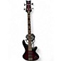 Used Schecter Guitar Research Omen Extreme 4 String Crimson Red Burst Electric Bass Guitar thumbnail