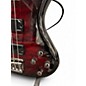 Used Schecter Guitar Research Omen Extreme 4 String Crimson Red Burst Electric Bass Guitar