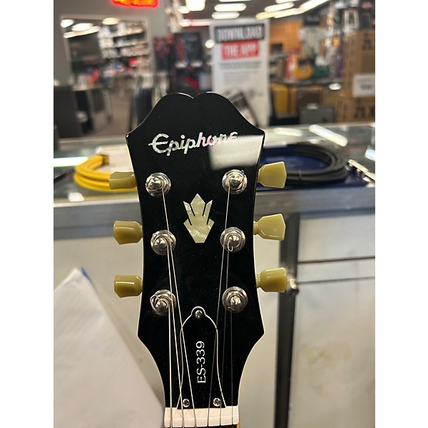 Used Epiphone ES339 2 Color Sunburst Hollow Body Electric Guitar