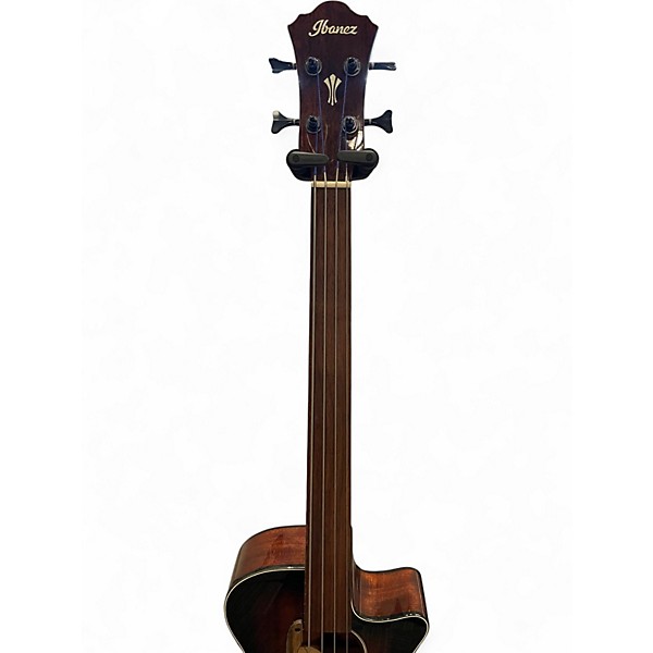 Used Ibanez AEGB24FE-MHS MAHOGANY SUNBURST Acoustic Bass Guitar