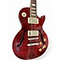 Used Epiphone Les Paul Standard Florentine Pro Trans Red Hollow Body Electric Guitar