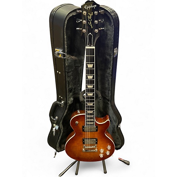Used Epiphone LES PAUL MODERN FIGURED MOJAVE BURST Solid Body Electric Guitar