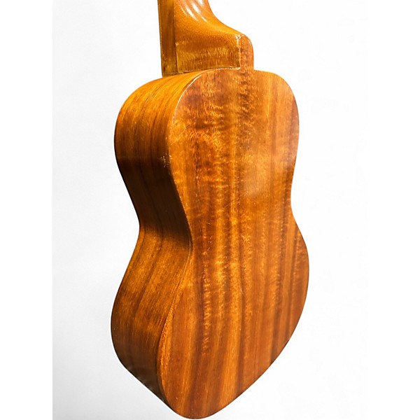 Vintage 1970s Kamaka HF2 Tiki Concert Gold Label Natural Ukulele