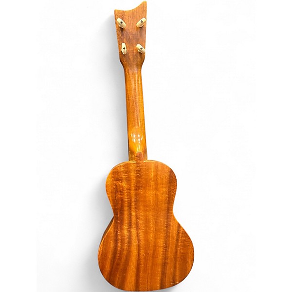 Vintage 1970s Kamaka HF2 Tiki Concert Gold Label Natural Ukulele