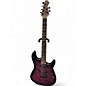 Used Sterling by Music Man JASON RICHARDSON CUTLESS Red Solid Body Electric Guitar thumbnail