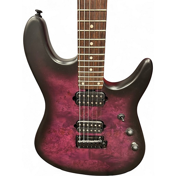 Used Sterling by Music Man JASON RICHARDSON CUTLESS Red Solid Body Electric Guitar