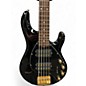 Used Ernie Ball Music Man Stingray HH 5 String Black Electric Bass Guitar