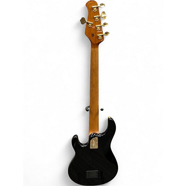 Used Ernie Ball Music Man Stingray HH 5 String Black Electric Bass Guitar