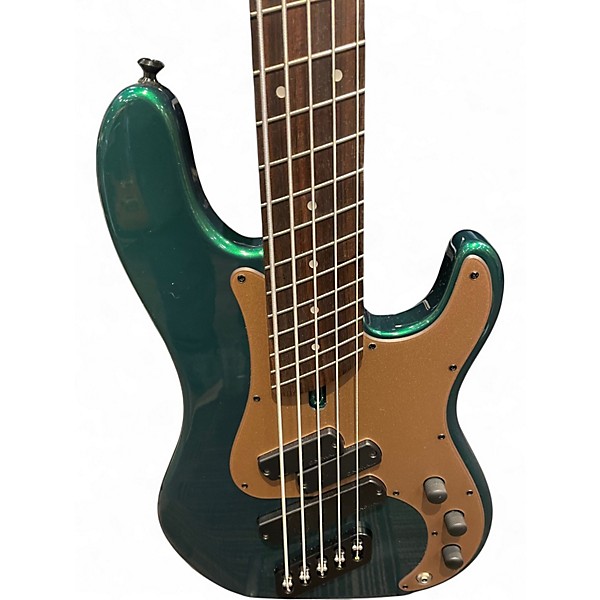 Used Dingwall Super P British Racing Green Electric Bass Guitar