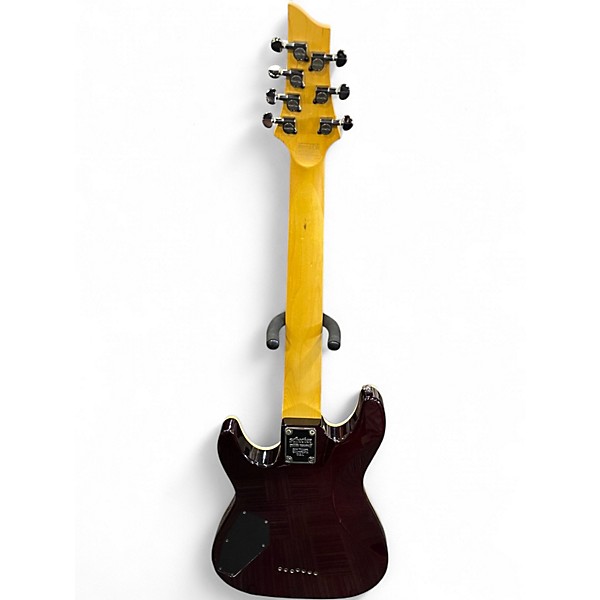 Used Schecter Guitar Research OMEN EXTREME 7 CRIMSON Solid Body Electric Guitar