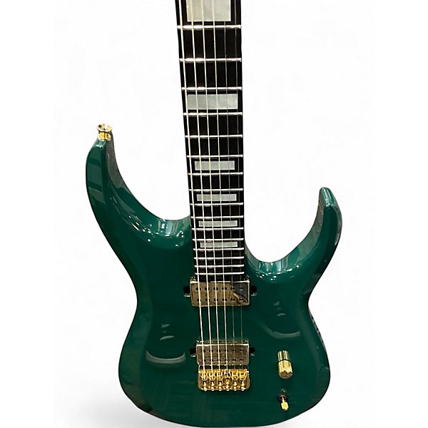 Used Jackson PRO SERIES MDK HT6 BARITONE ROMAN IBRAMKHALILOV GREEN Solid Body Electric Guitar