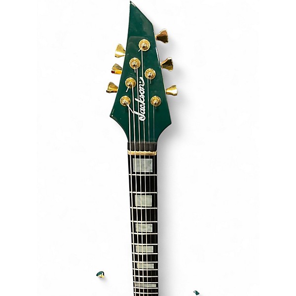 Used Jackson PRO SERIES MDK HT6 BARITONE ROMAN IBRAMKHALILOV GREEN Solid Body Electric Guitar