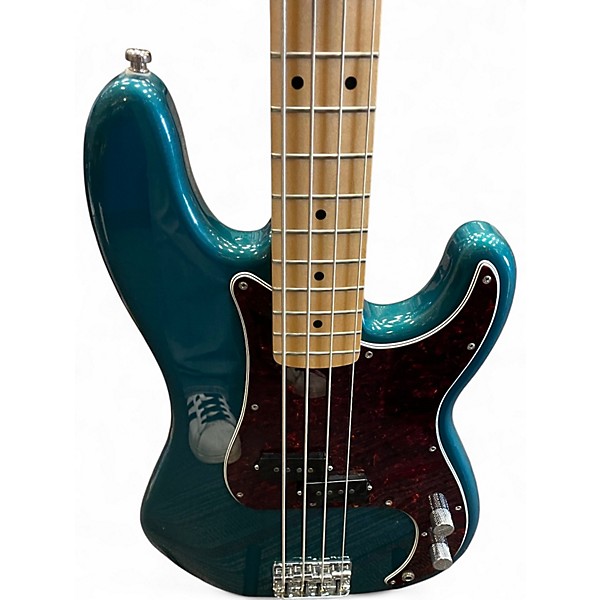 Used Fender Player Precision Bass Ocean Turquoise Electric Bass Guitar