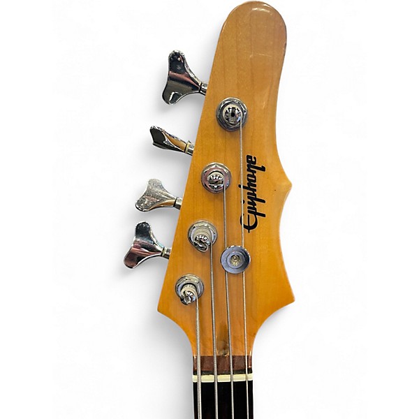 Used Epiphone Epiphone Accu Bass - P BASS STYLE 2 Color Sunburst Electric Bass Guitar